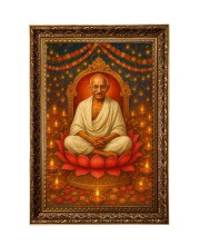 Mahatma Gandhi Big Photo Frame - 20x28 Inches For Home,Temple & Office Decoration (F11174)