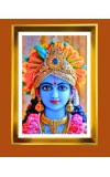 Golden Photo Frame - 10x14 Inches | Elegant Wooden Frame For Home, Office & Temple Decoration | Spiritual Wall & Table Decor and Gift Item