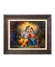 radha and krishna Big Photo Frame - 18x22 Inches for Home,Temple & Office Decoration
