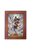 Lord Ganesha Photo Frame 13X17 Inch Religious Wall & Table Decor Frame | Lord Ganesha Spiritual Photo Frame For Home, Temple & Office | Decorative Hindu God & Goddess Frame (Pack Of 1) (F17980)