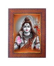 Lord Vishnu Photo Frame 19X23 Inch Religious Wall & Table Decor Frame | Lord Vishnu Spiritual Photo Frame For Home, Temple & Office | Decorative Hindu God & Goddess Frame (Pack Of 1) (F18026)