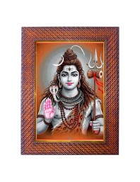 Lord Vishnu Photo Frame Religious Wall & Table Decor Frame | Lord Vishnu Spiritual Photo Frame For Home, Temple & Office | Decorative Hindu God & Goddess Frame (Pack Of 1) (F18026)