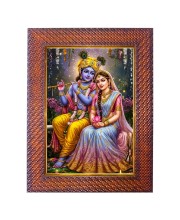 Lord Shiva Photo Frame Religious Wall & Table Decor Frame | Lord Shiva Spiritual Photo Frame For Home, Temple & Office | Decorative Hindu God & Goddess Frame (Pack Of 1) (F18064)
