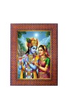 Lord Shiva Photo Frame Religious Wall & Table Decor Frame | Lord Shiva Spiritual Photo Frame For Home, Temple & Office | Decorative Hindu God & Goddess Frame (Pack Of 1) (F17997)