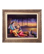 Radha krishna Big Photo Frame - 18x22 Inches for Home,Temple & Office Decoration