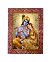 Lord Ganesha Photo Frame 13X17 Inch Religious Wall & Table Decor Frame | Lord Ganesha Spiritual Photo Frame For Home, Temple & Office | Decorative Hindu God & Goddess Frame (Pack Of 1) (F18011)