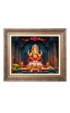 Ganesha Big Photo Frame - 18x22 Inches for Home,Temple & Office Decoration