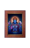 Lord Krishna Photo Frame Religious Wall & Table Decor Frame | Lord Krishna Spiritual Photo Frame For Home, Temple & Office | Decorative Hindu God & Goddess Frame (Pack Of 1) (F18009)