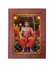 Lord Krishna Photo Frame 21X25 Inch Religious Wall & Table Decor Frame | Lord Krishna Spiritual Photo Frame For Home, Temple & Office | Decorative Hindu God & Goddess Frame (Pack Of 1) (F17983)