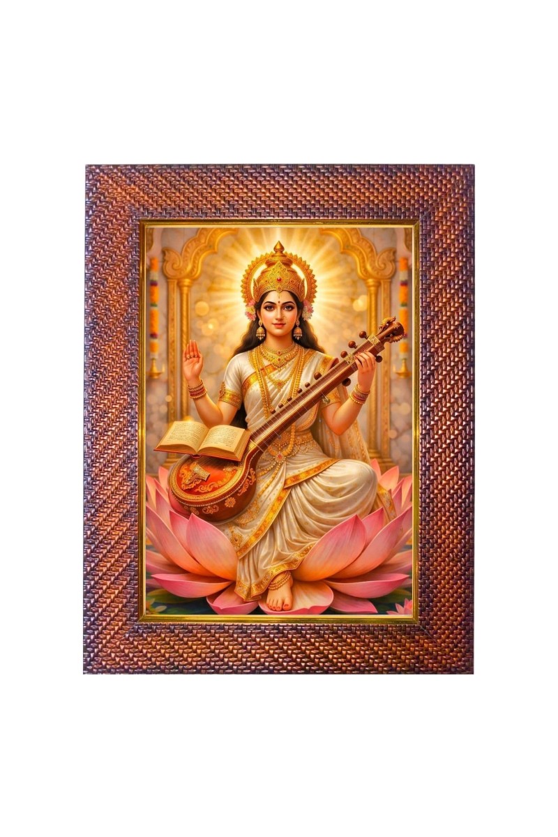 Lord Shiva Photo Frame 19X23 Inch Religious Wall & Table Decor Frame | Lord Shiva Spiritual Photo Frame For Home, Temple & Office | Decorative Hindu God & Goddess Frame (Pack Of 1) (F18035)