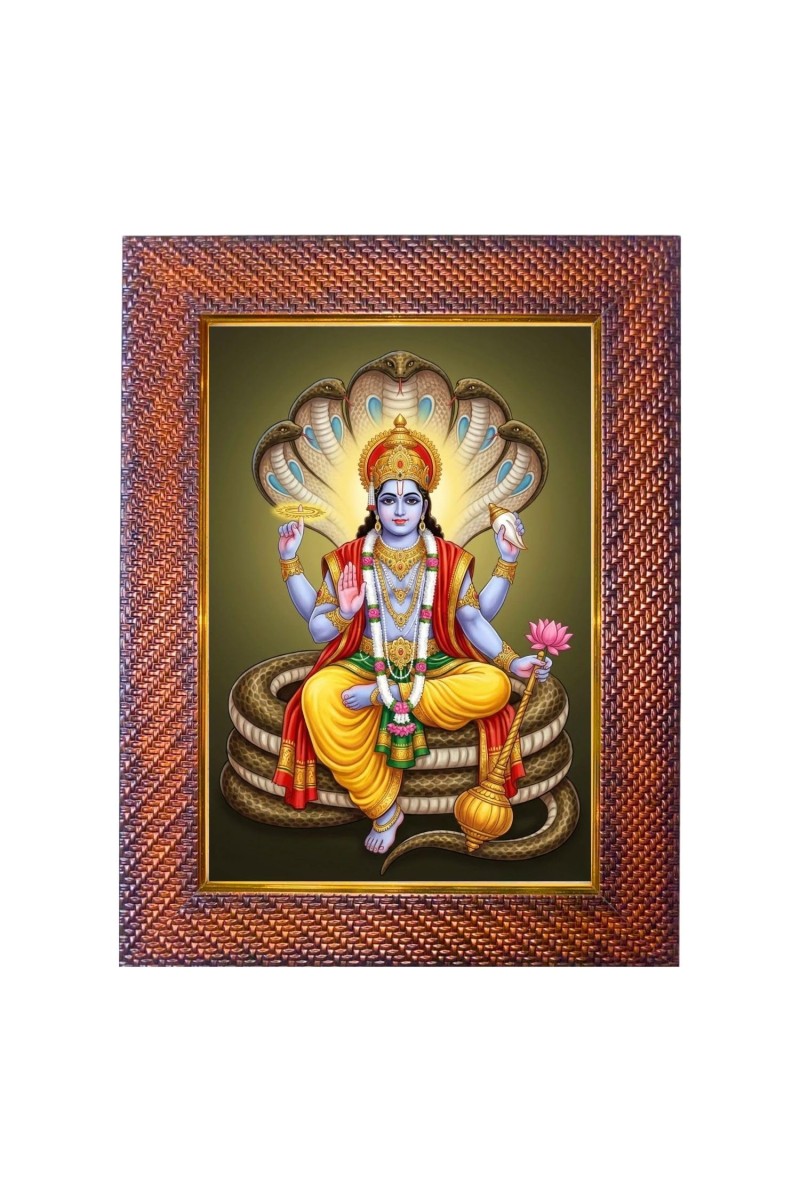 Lord Shiva Photo Frame 21X25 Inch Religious Wall & Table Decor Frame | Lord Shiva Spiritual Photo Frame For Home, Temple & Office | Decorative Hindu God & Goddess Frame (Pack Of 1) (F17970)