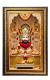 KhatuShyam Digital Golden Balck Color Photo Frame | Hindu Religious Wall Decor | 10x16 Inches - Inspirational Wall Art For Office, Home Decor - Ideal Spiritual Gift (F16679)