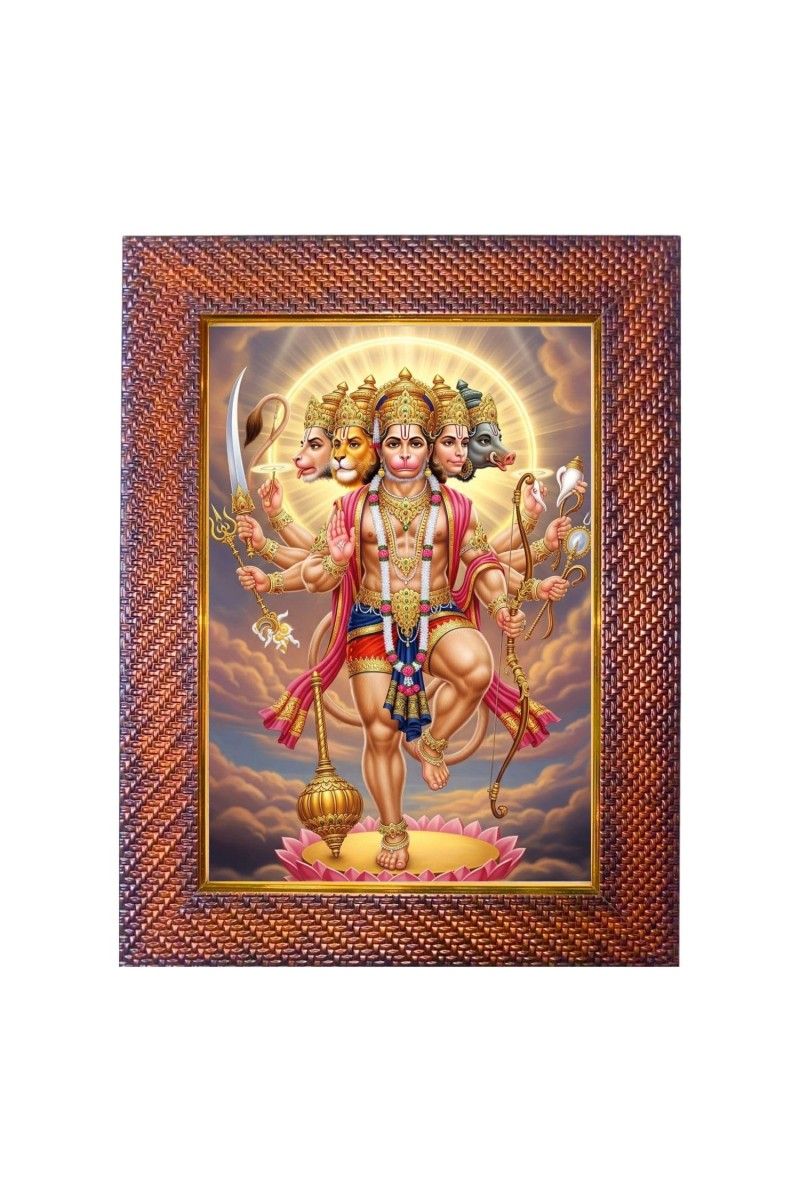 Lord Shiva Photo Frame Religious Wall & Table Decor Frame | Lord Shiva Spiritual Photo Frame For Home, Temple & Office | Decorative Hindu God & Goddess Frame (Pack Of 1) (F17999)