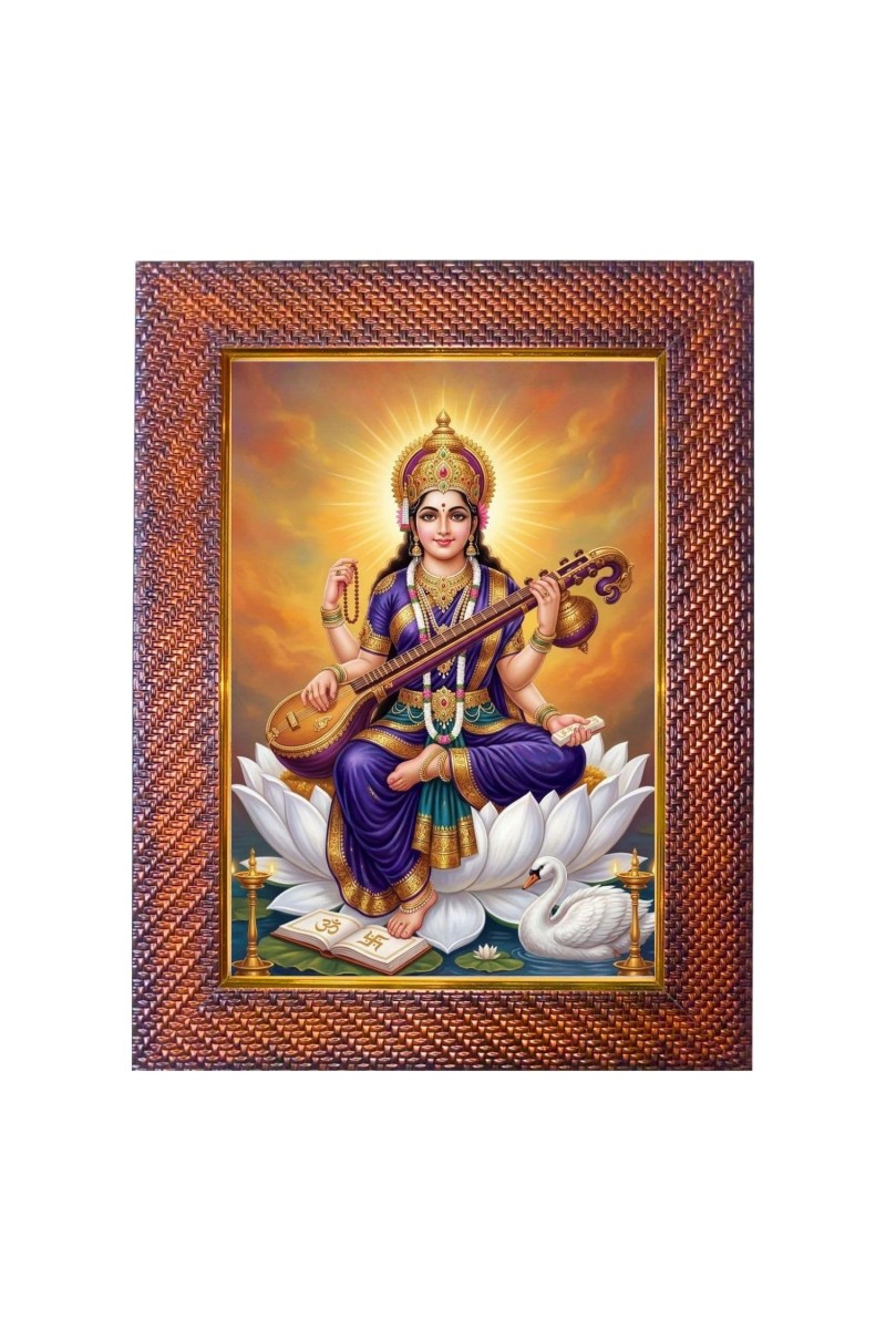 Lord Shiva Photo Frame 21X25 Inch Religious Wall & Table Decor Frame | Lord Shiva Spiritual Photo Frame For Home, Temple & Office | Decorative Hindu God & Goddess Frame (Pack Of 1) (F18045)
