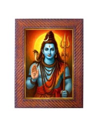 Lord Krishna Photo Frame 21X25 Inch Religious Wall & Table Decor Frame | Lord Krishna Spiritual Photo Frame For Home, Temple & Office | Decorative Hindu God & Goddess Frame (Pack Of 1) (F18051)