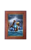 Lord Shiva Photo Frame Religious Wall & Table Decor Frame | Lord Shiva Spiritual Photo Frame For Home, Temple & Office | Decorative Hindu God & Goddess Frame (Pack Of 1) (F17977)