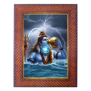 Lord Shiva Photo Frame 15X19 Inch Religious Wall & Table Decor Frame | Lord Shiva Spiritual Photo Frame For Home, Temple & Office | Decorative Hindu God & Goddess Frame (Pack Of 1) (F17977) Lord Shiva Photo Frame 15X19 Inch Religious Wall & Table Decor Frame | Lord Shiva Spiritual Photo Frame For Home, Temple & Office | Decorative Hindu God & Goddess Frame (Pack Of 1) (F17977)