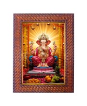 Mata Saraswati Photo Frame 13X17 Inch Religious Wall & Table Decor Frame | Mata Saraswati Spiritual Photo Frame For Home, Temple & Office (F17987X13X17)
