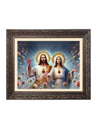 Jesus and mary Big Photo Frame - M120-20x24 Inches for Home,Temple & Office Decoration