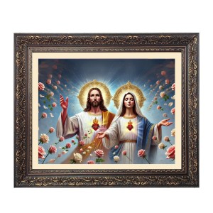 Jesus and mary Big Photo Frame - M120-20x24 Inches for Home,Temple & Office Decoration