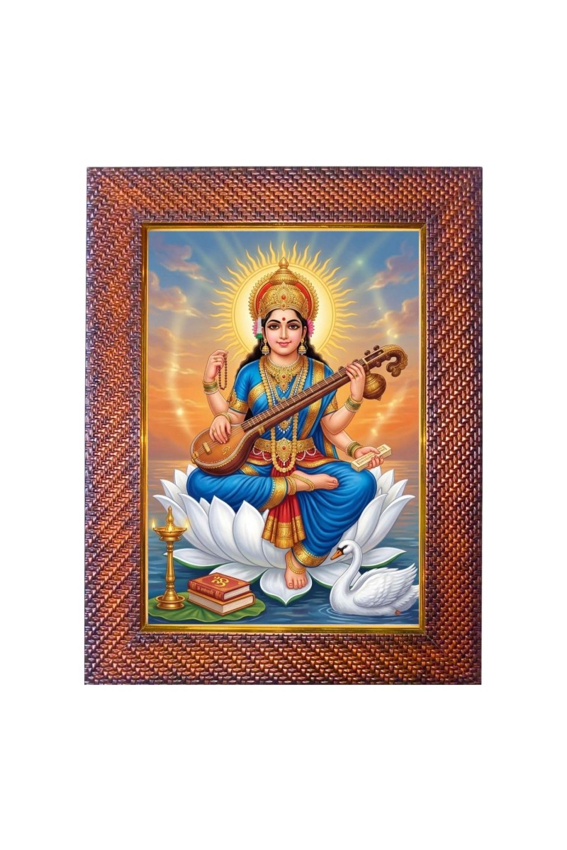 Lord Shiva Photo Frame 21X25 Inch Religious Wall & Table Decor Frame | Lord Shiva Spiritual Photo Frame For Home, Temple & Office | Decorative Hindu God & Goddess Frame (Pack Of 1) (F18055)