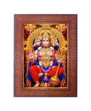 Lord Hanuman Photo Frame Religious Wall & Table Decor Frame | Lord Hanuman Spiritual Photo Frame For Home, Temple & Office | Decorative Hindu God & Goddess Frame (Pack Of 1) (F17992)