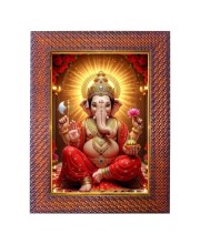 Lord Vishnu Photo Frame 19X23 Inch Religious Wall & Table Decor Frame | Lord Vishnu Spiritual Photo Frame For Home, Temple & Office | Decorative Hindu God & Goddess Frame (Pack Of 1) (F18021)