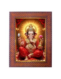 Lord Vishnu Photo Frame Religious Wall & Table Decor Frame | Lord Vishnu Spiritual Photo Frame For Home, Temple & Office | Decorative Hindu God & Goddess Frame (Pack Of 1) (F18002)