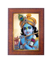 Lord Ram Maa Sita Photo Frame Religious Wall & Table Decor Frame | Lord Ram Maa Sita Spiritual Photo Frame For Home, Temple & Office | Decorative Hindu God & Goddess Frame (Pack Of 1) (