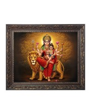 Goddess durga Big Photo Frame - 20x24 Inches for Home,Temple & Office Decoration