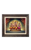 Lakhsmi and ganesha Big Photo Frame - 18x22 Inches for Home,Temple & Office Decoration