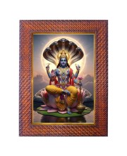 Lord Ganesha Photo Frame 13X17 Inch Religious Wall & Table Decor Frame | Lord Ganesha Spiritual Photo Frame For Home, Temple & Office | Decorative Hindu God & Goddess Frame (Pack Of 1) (F17995)