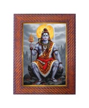 Lord Vishnu Photo Frame 21X25 Inch Religious Wall & Table Decor Frame | Lord Vishnu Spiritual Photo Frame For Home, Temple & Office | Decorative Hindu God & Goddess Frame (Pack Of 1) (F18005)