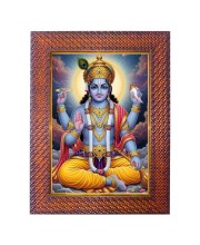 Lord Ganesha Photo Frame 13X17 Inch Religious Wall & Table Decor Frame | Lord Ganesha Spiritual Photo Frame For Home, Temple & Office | Decorative Hindu God & Goddess Frame (Pack Of 1) (F17982)