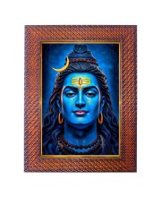 Mata Saraswati Photo Frame 21X25 Inch Religious Wall & Table Decor Frame | Mata Saraswati Spiritual Photo Frame For Home, Temple & Office (F18052X21X25)
