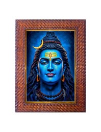 Mata Saraswati Photo Frame 17X21 Inch Religious Wall & Table Decor Frame | Mata Saraswati Spiritual Photo Frame For Home, Temple & Office (F18052X17X21)