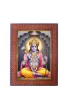Lord Krishna Photo Frame Religious Wall & Table Decor Frame | Lord Krishna Spiritual Photo Frame For Home, Temple & Office | Decorative Hindu God & Goddess Frame (Pack Of 1) (F18057)
