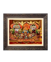 Lord jagannath Big Photo Frame - 18x22 Inches for Home,Temple & Office Decoration