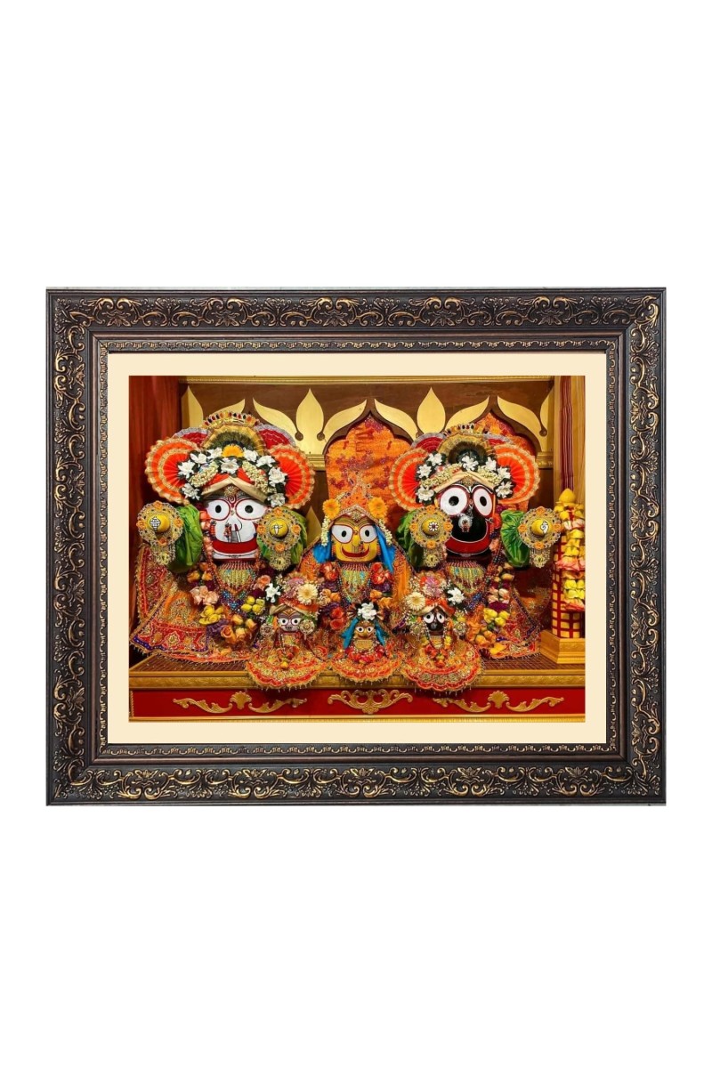 Lord jagannath Big Photo Frame - 18x22 Inches for Home,Temple & Office Decoration