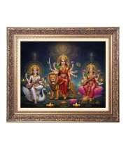 Goddess durga Big Photo Frame - 22x26 Inches for Home,Temple & Office Decoration
