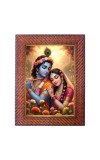 Lord Krishna Photo Frame Religious Wall & Table Decor Frame | Lord Krishna Spiritual Photo Frame For Home, Temple & Office | Decorative Hindu God & Goddess Frame (Pack Of 1) (F18041)