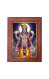 Lord Krishna Photo Frame Religious Wall & Table Decor Frame | Lord Krishna Spiritual Photo Frame For Home, Temple & Office | Decorative Hindu God & Goddess Frame (Pack Of 1) (F18004)