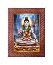 Lord Krishna Photo Frame 19X23 Inch Religious Wall & Table Decor Frame | Lord Krishna Spiritual Photo Frame For Home, Temple & Office | Decorative Hindu God & Goddess Frame (Pack Of 1) (F18042)
