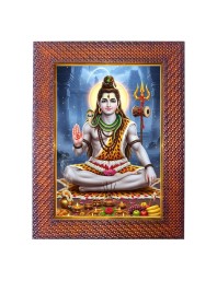 Lord Krishna Photo Frame 13X17 Inch Religious Wall & Table Decor Frame | Lord Krishna Spiritual Photo Frame For Home, Temple & Office | Decorative Hindu God & Goddess Frame (Pack Of 1) (F18042)
