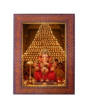 Lord Krishna Photo Frame 19X23 Inch Religious Wall & Table Decor Frame | Lord Krishna Spiritual Photo Frame For Home, Temple & Office | Decorative Hindu God & Goddess Frame (Pack Of 1) (F18060)