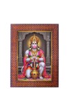 Lord Vishnu Photo Frame Religious Wall & Table Decor Frame | Lord Vishnu Spiritual Photo Frame For Home, Temple & Office | Decorative Hindu God & Goddess Frame (Pack Of 1) (F17998)
