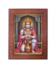 Lord Vishnu Photo Frame 21X25 Inch Religious Wall & Table Decor Frame | Lord Vishnu Spiritual Photo Frame For Home, Temple & Office | Decorative Hindu God & Goddess Frame (Pack Of 1) (F17998)