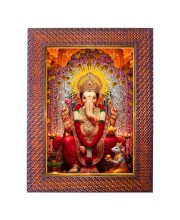 Lord Shiva Photo Frame 19X23 Inch Religious Wall & Table Decor Frame | Lord Shiva Spiritual Photo Frame For Home, Temple & Office | Decorative Hindu God & Goddess Frame (Pack Of 1) (F18019)