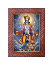Lord Ganesha Photo Frame 13X17 Inch Religious Wall & Table Decor Frame | Lord Ganesha Spiritual Photo Frame For Home, Temple & Office | Decorative Hindu God & Goddess Frame (Pack Of 1) (F18012)