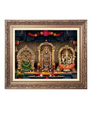 God Tirupati Big Photo Frame - 18x22 Inches for Home,Temple & Office Decoration
